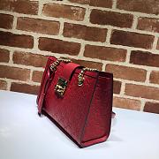 GUCCI | Padlock GG small Red bag - 498156 - 26 x 18 x 10 cm - 2