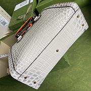 Gucci | Diana small White crocodile tote bag - 660195 - 20x16x10cm - 6