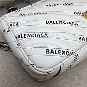 Gucci & Balenciaga Marmont Bag White 26x15x7cm - 3