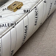 Gucci & Balenciaga Marmont Bag White 26x15x7cm - 5