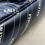 Gucci & Balenciaga Marmont Bag Black 26x15x7cm - 3