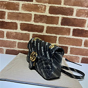 Gucci & Balenciaga Marmont Bag Black 26x15x7cm - 5