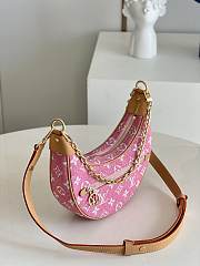 Louis Vuitton Loop Bag Denim Pink M81166 24 x 22x 6cm - 4