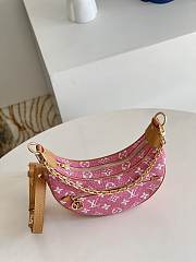 Louis Vuitton Loop Bag Denim Pink M81166 24 x 22x 6cm - 2