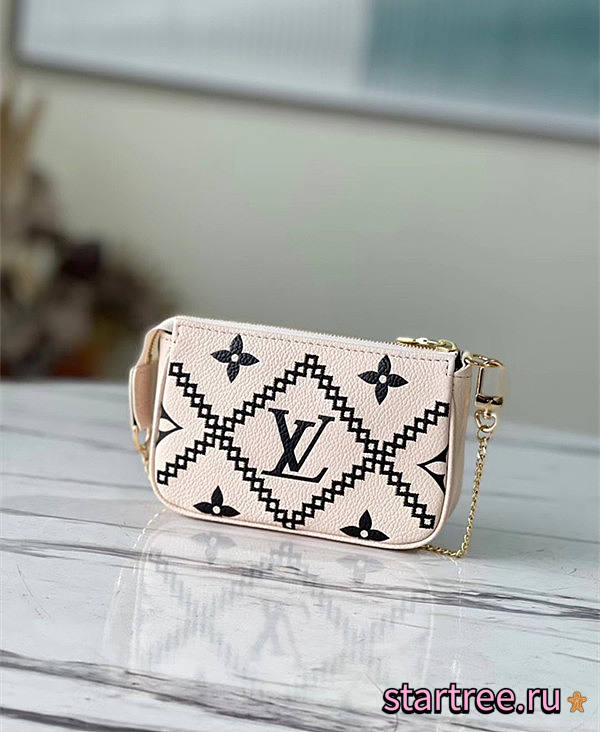 Louis Vuitton | Mini Pochette Accessoires M81140 Cream 15.5 x 10.5 x 4cm - 1