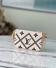 Louis Vuitton | Mini Pochette Accessoires M81140 Cream 15.5 x 10.5 x 4cm - 1