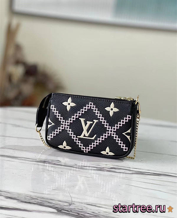 Louis Vuitton | Mini Pochette Accessoires M81140 Black 15.5 x 10.5 x 4cm - 1