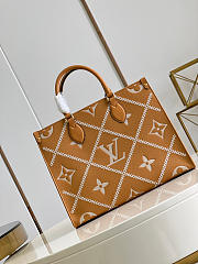 Louis Vuitton | Onthego Monogram Empreinte MM M46015 Brown - 4