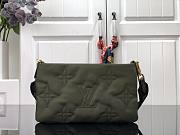 Louis Vuitton | Multi Pochette Accessoires M58977 Khaki Green & Beige - 4