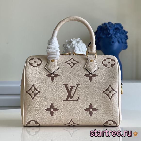 Louis Vuitton | Speedy Bandoulière 25 Handbag Cream M58947 - 1