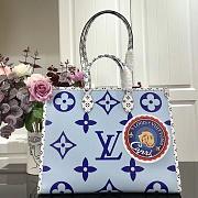 Louis Vuitton | Giant Monogram Onthego GM M44571 Baby Blue - 1