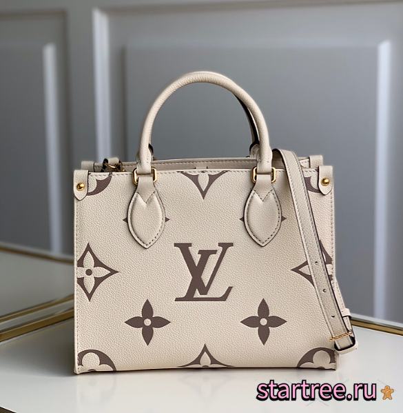 Louis Vuitton | Onthego PM M45779 Creme/ Bois  - 1