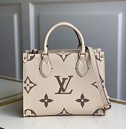 Louis Vuitton | Onthego PM M45779 Creme/ Bois  - 1