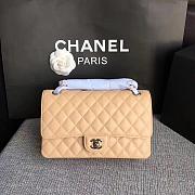 Chanel | Classic Flap Bag Golden Hardware Caviar A01113 Beige 25cm - 1