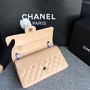 Chanel | Classic Flap Bag Golden Hardware Caviar A01113 Beige 25cm - 5