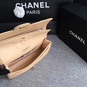 Chanel | Classic Flap Bag Golden Hardware Caviar A01113 Beige 25cm - 3