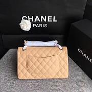 Chanel | Classic Flap Bag Golden Hardware Caviar A01113 Beige 25cm - 2