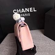 Chanel | Classic Flap Bag Golden Hardware Caviar A01113 Peach 25cm - 6