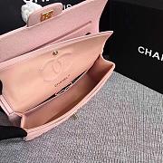 Chanel | Classic Flap Bag Golden Hardware Caviar A01113 Peach 25cm - 3