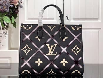 Louis Vuitton | Onthego Monogram Empreinte MM M46016 Black