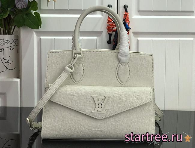 Louis Vuitton | Lockme Monochrome Tote PM - M55817 White - 1