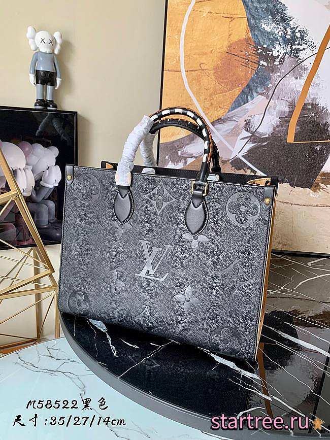 Louis Vuitton | OnTheGo MM Black Tote Bag M58522 - 1