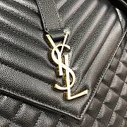 YSL | Envelope Large Black Golden Hardware - 5