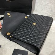 YSL | Envelope Large Black Golden Hardware - 6