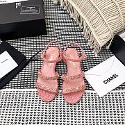 Chanel | Lady Sandal Black A4712 Pink - 1