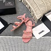 Chanel | Lady Sandal Black A4712 Pink - 2