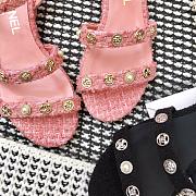 Chanel | Lady Sandal Black A4712 Pink - 6