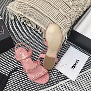 Chanel | Lady Sandal Black A4712 Pink - 4