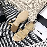 Chanel | Lady Sandal Black A4723 Yellow - 3