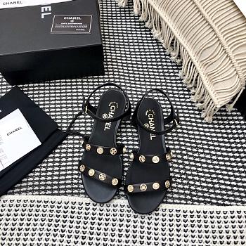 Chanel | Lady Sandal Black A4723 Black