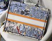Dior | Book Tote Bag Coconut Forest 40.5cm - 5