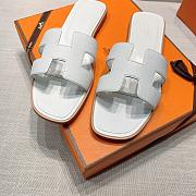 Hermes | Flat Slides White - 6