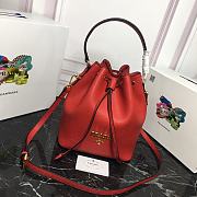 Prada | Bucket Bag Red 1BE018 - 1