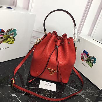 Prada | Bucket Bag Red 1BE018