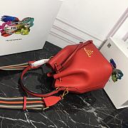 Prada | Bucket Bag Red 1BE018 - 4