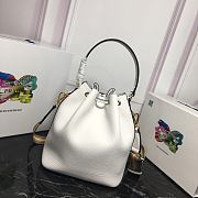 Prada | Bucket Bag White 1BE018 - 6