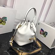 Prada | Bucket Bag White 1BE018 - 5