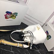 Prada | Bucket Bag White 1BE018 - 2