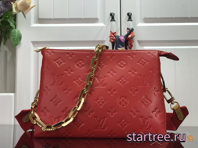 Louis Vuitton | Coussin PM M57790 Red 26x20x12cm - 1