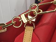 Louis Vuitton | Coussin PM M57790 Red 26x20x12cm - 4