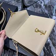 YSL | Cassandra Mini TOP Handle Bag Dark Beige - 6