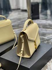 YSL | Cassandra Mini TOP Handle Bag Dark Beige - 4