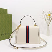 Gucci | Ophidia Small Top Handle White Bag 651055 - 4
