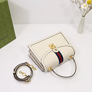 Gucci | Ophidia Small Top Handle White Bag 651055 - 5