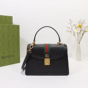 Gucci | Ophidia Small Top Handle Black Bag 651055  - 1