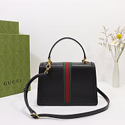 Gucci | Ophidia Small Top Handle Black Bag 651055  - 3